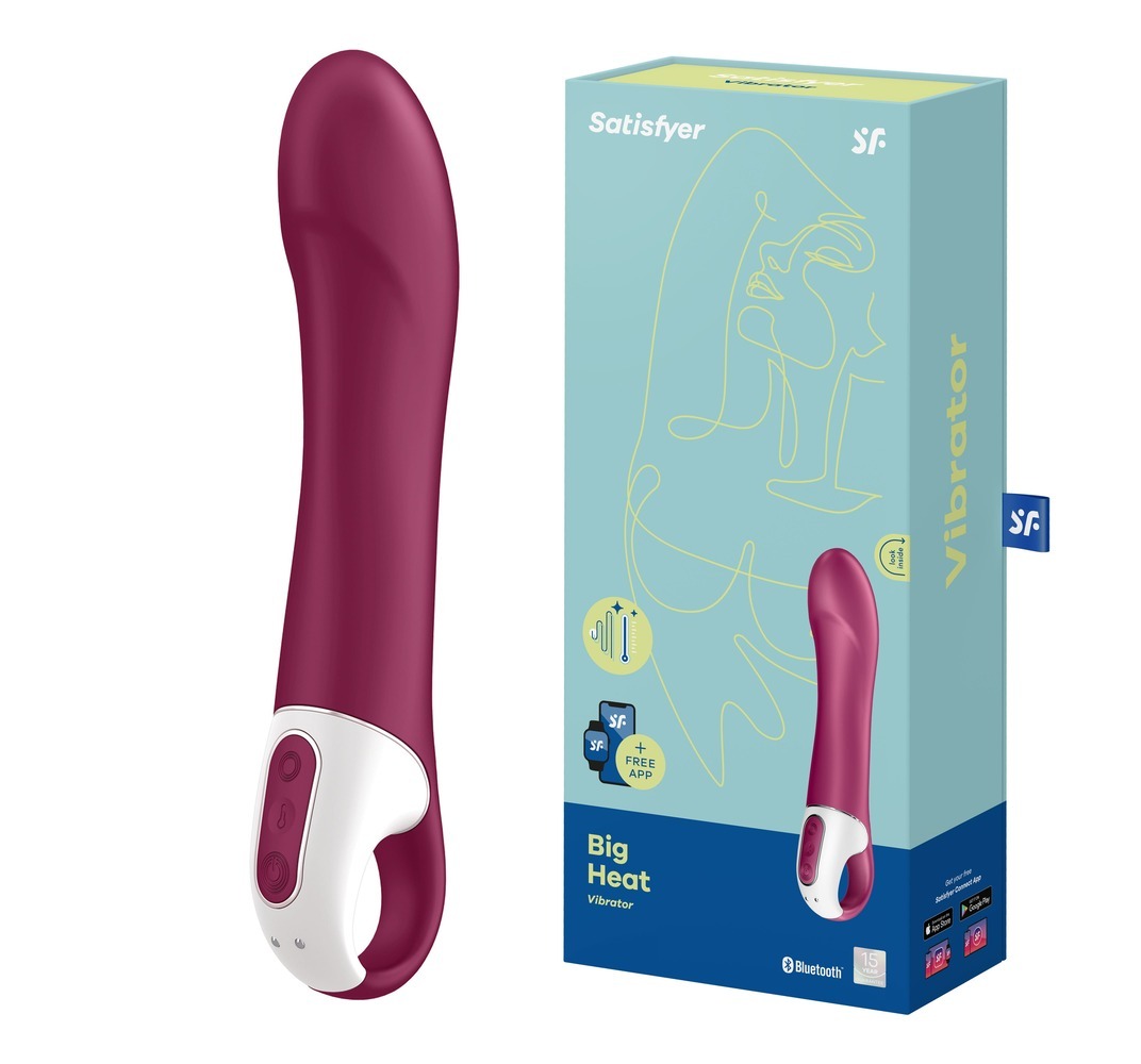 Satisfyer Big Heat 手機APP 遙控暖感按摩棒-SING DR