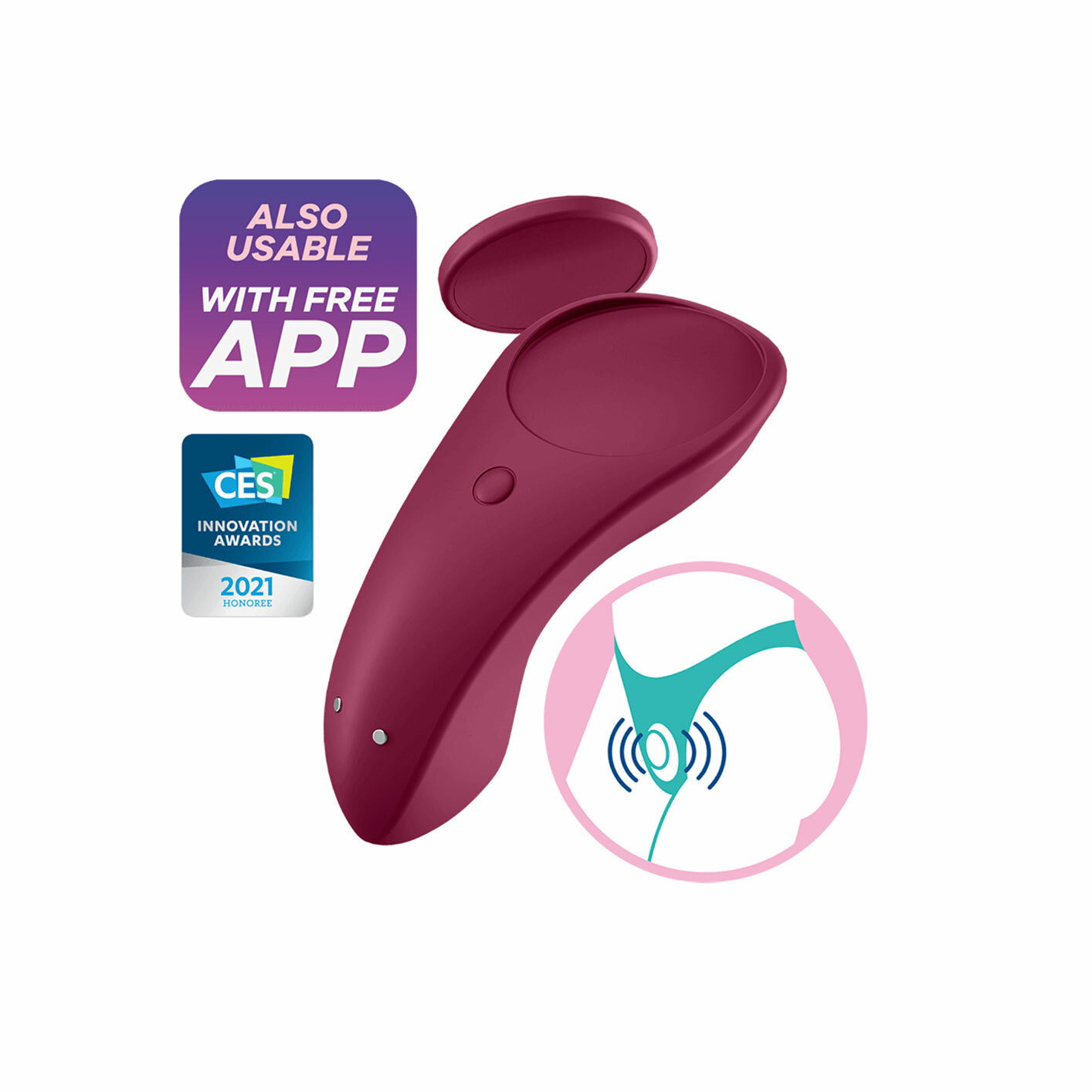 Satisfyer Sexy Secret 手機遙控內褲震動器-SING DR