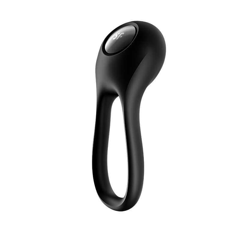 Satisfyer Majestic Duo 二合一雙震動陰莖環 黑色-SING DR