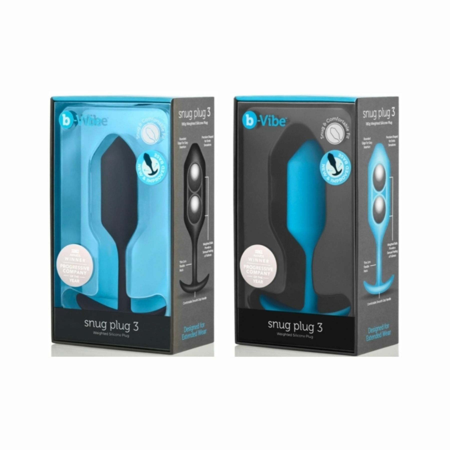 b-Vibe Snug Plug 3 後庭塞-SING DR