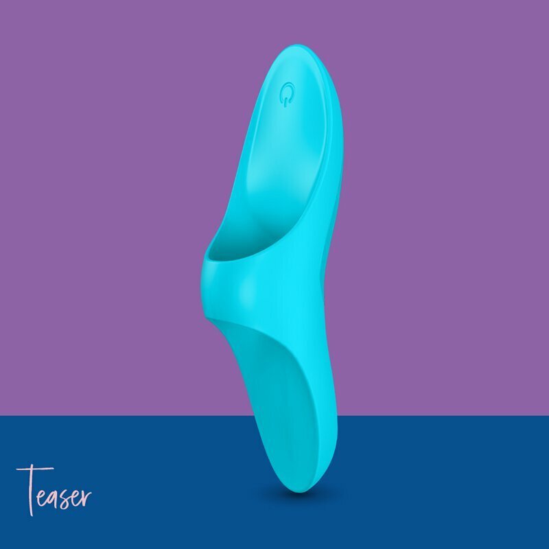 Satisfyer Teaser 多功能指壓震動器 淡藍色-SING DR