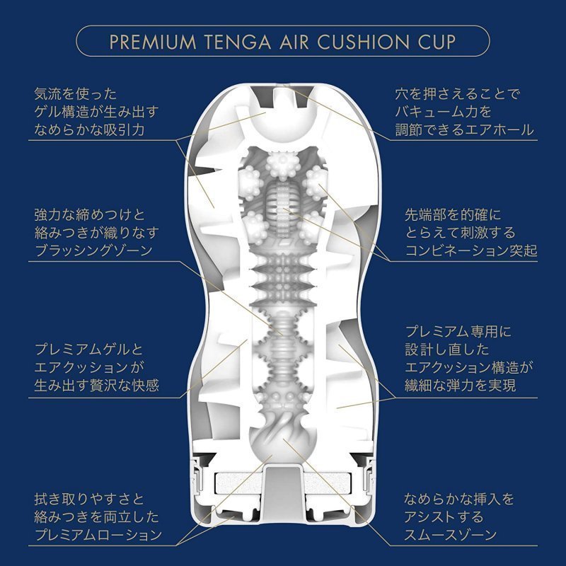 PREMIUM TENGA AIR CUSHION CUP 第二代-SING DR