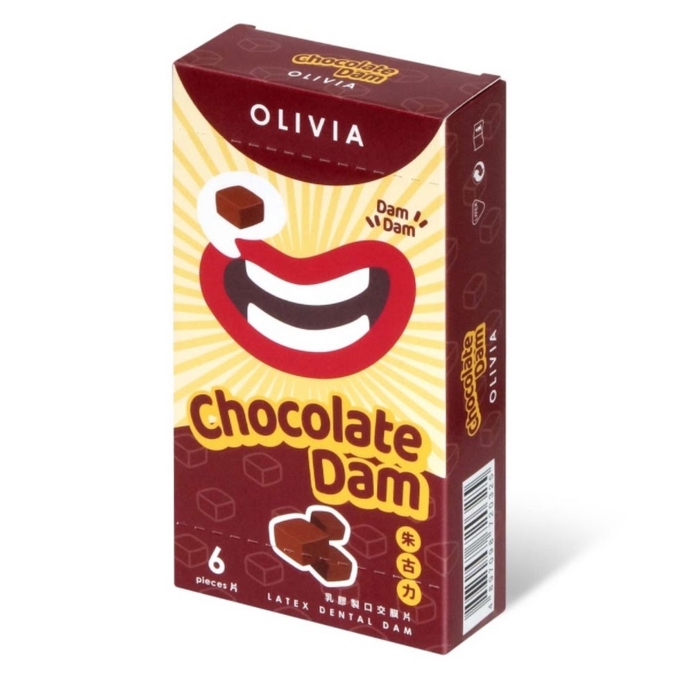 奧莉維亞 Olivia 朱古力香味口交膜片，甜美可口的香氣增添情趣，安全乳膠呵護每次親密體驗！