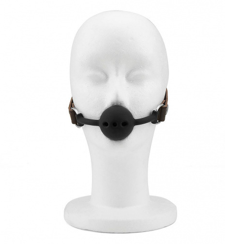 柔軟矽膠與山羊皮製作的Liebe Seele口枷，提供舒適支配的BDSM體驗。