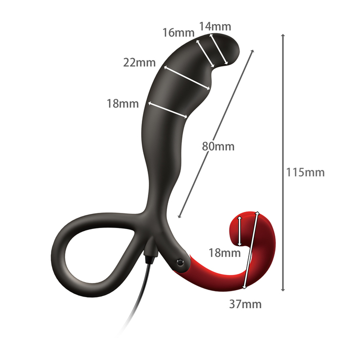 SSI Japan EneMable R Type 1 矽膠前列腺震動器，120種震動模式，提升會陰快感