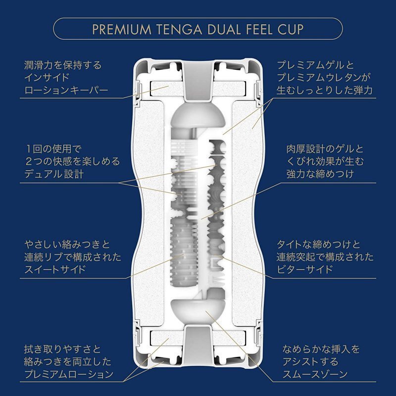 PREMIUM TENGA DUAL FEEL CUP 第二代-SING DR