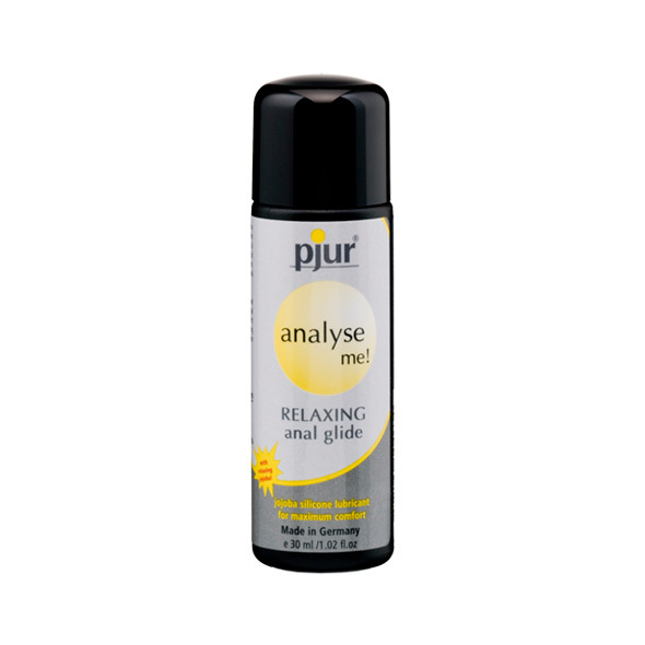 pjur analyse me! Relaxing 矽性潤滑液，無麻醉成分，為女性提供舒適潤滑，專為肛交設計。