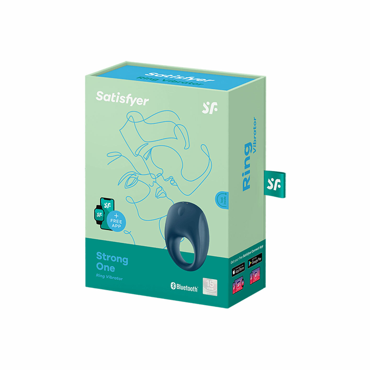 Satisfyer Strong One 智能遙控持久震動陰莖環-SING DR