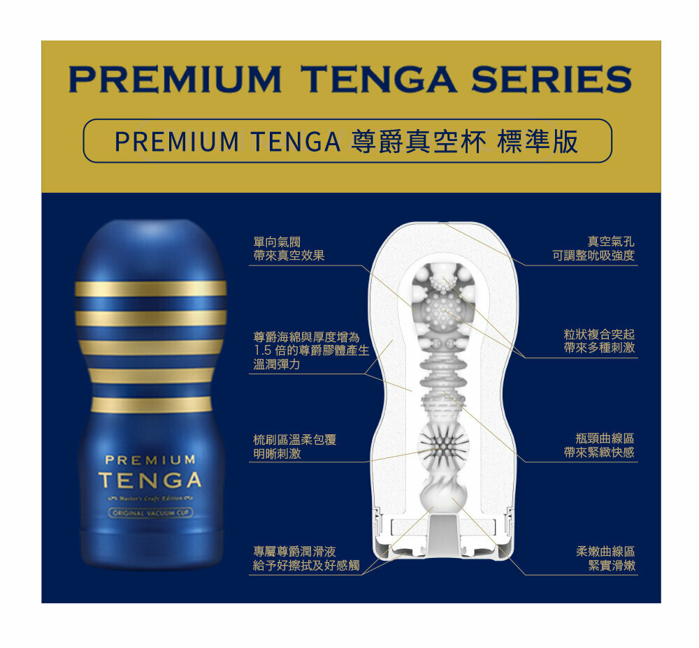 PREMIUM TENGA ORIGINAL VACUUM CUP 第二代-SING DR