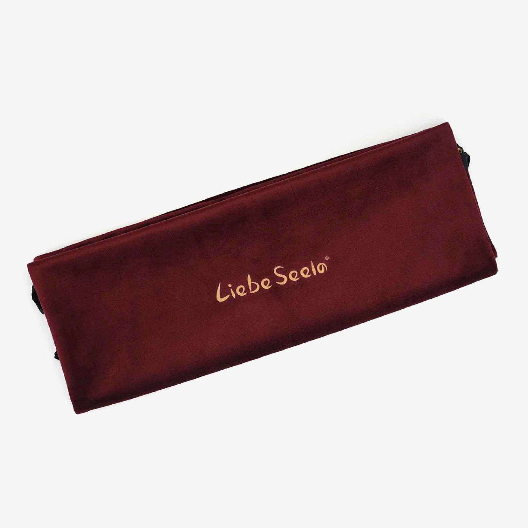 Liebe Seele Secret Bondage收納袋，酒紅色設計，隱蔽無標記，專為BDSM配件存放。