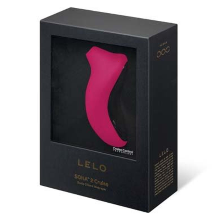 LELO SONA 2 Cruise 聲波震動按摩器，採用 Cruise Control™ 技術，12 種震動模式，深層刺激陰蒂，全防水設計。