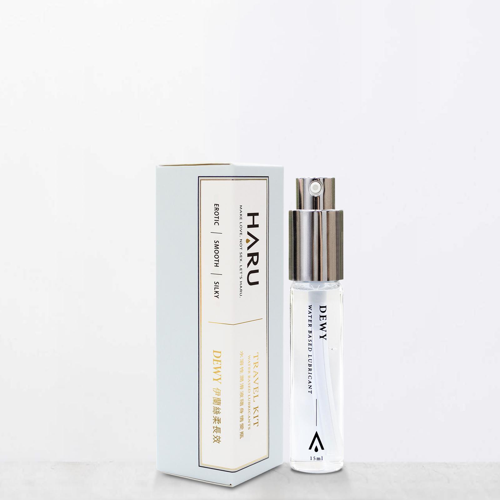 HARU: Travel Kit 潤滑液便攜裝 - DEWY 伊蘭絲柔長效 15ml