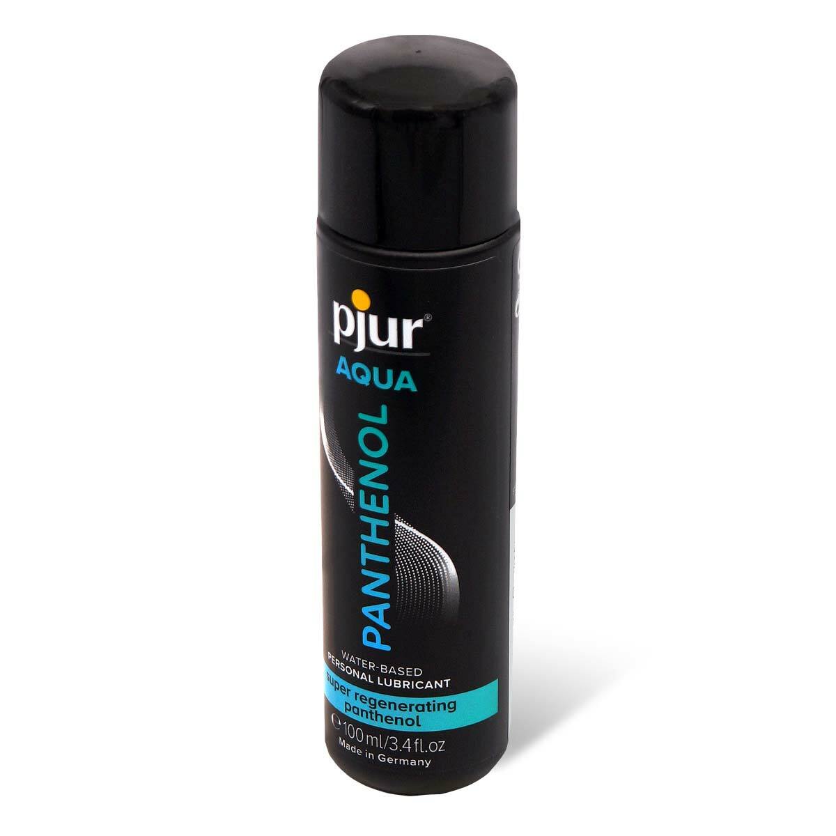 pjur AQUA Panthenol 水性潤滑液，100ml水溶性潤滑劑，滋潤護理肌膚，無色無味，安全可靠