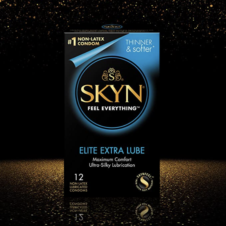 SKYN Elite Extra Lube 特薄加潤 PI安全套 12片裝-SING DR