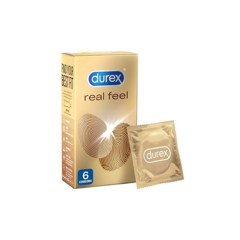 Durex 杜蕾斯 Real Feel 真觸感裝 PI安全套 6片裝-SING DR