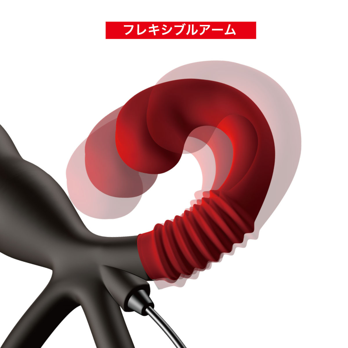 SSI Japan Enemable R EX Type-δ 矽膠有線遙控前列腺震動器，三段可調會陰部掛鉤增強刺激感