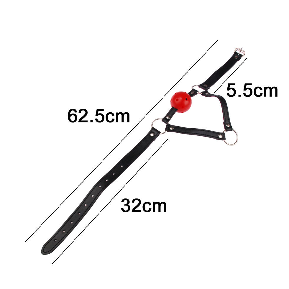 A-One SM調教 狗帶款口枷連頸帶