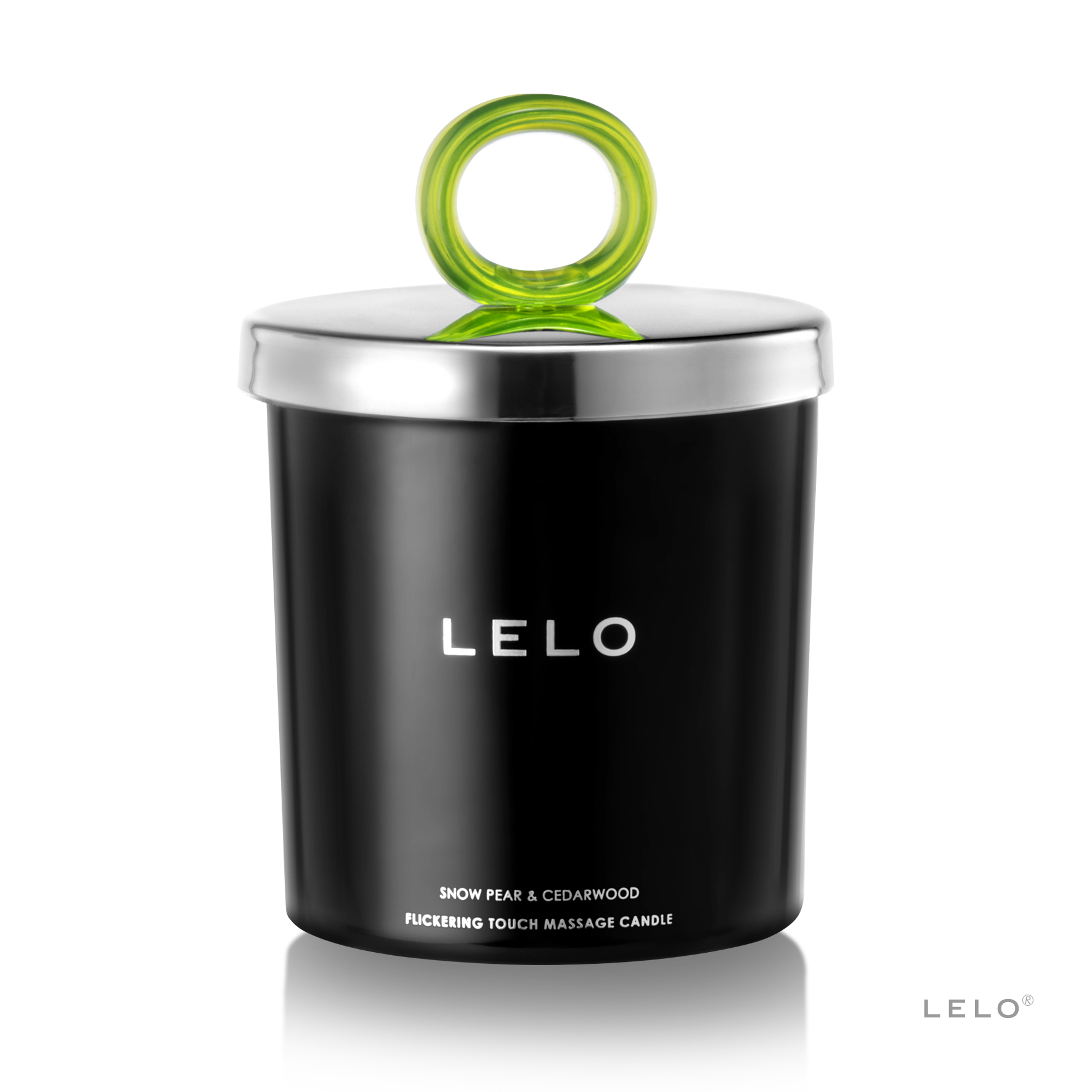 LELO 按摩蠟燭，雲呢拿香草奶油味，融化成保濕按摩油，燃燒長達 36 小時，增添浪漫氛圍。