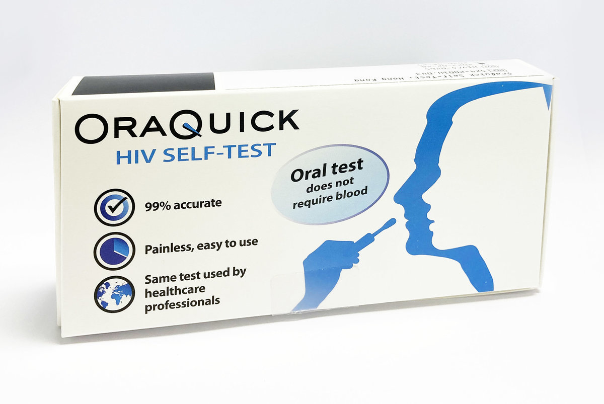 OraQuick HIV Self-Test 愛滋病自我檢測套裝，無需抽血，口腔液快速測試，20分鐘知結果，準確度達99.4%。