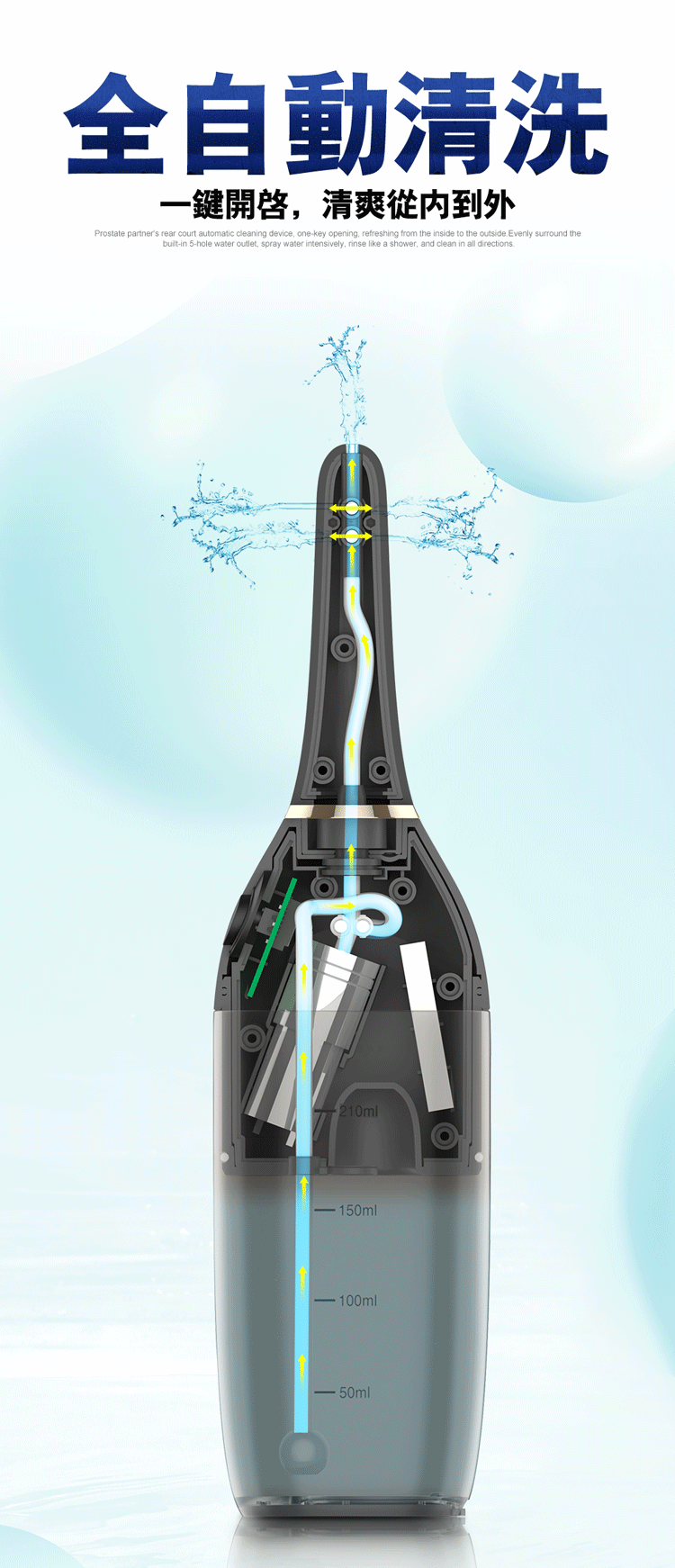 Erocome Aquarius 水瓶座 全自動後庭灌洗器-SING DR