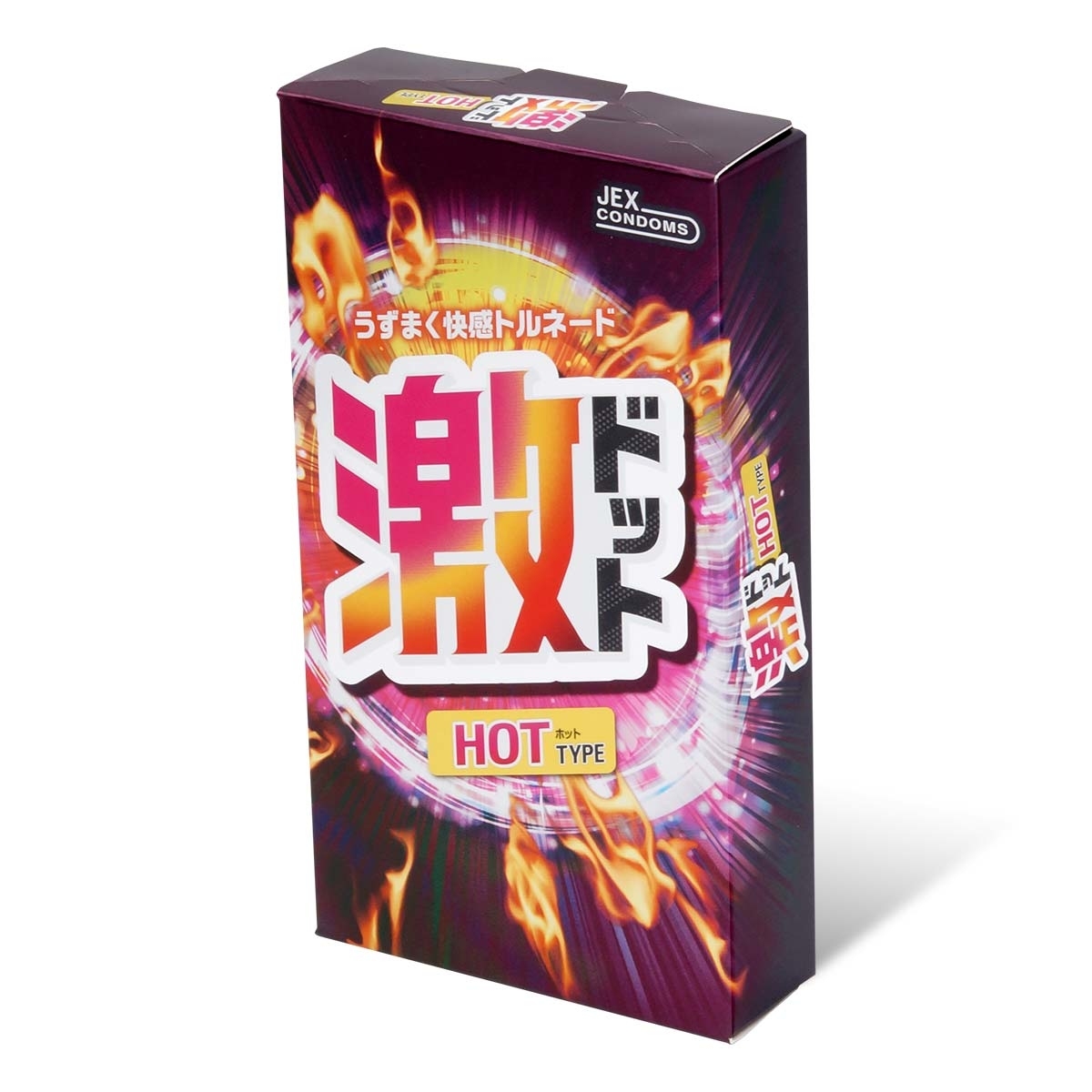 JEX 激凸點 熱感型 乳膠安全套 8片裝