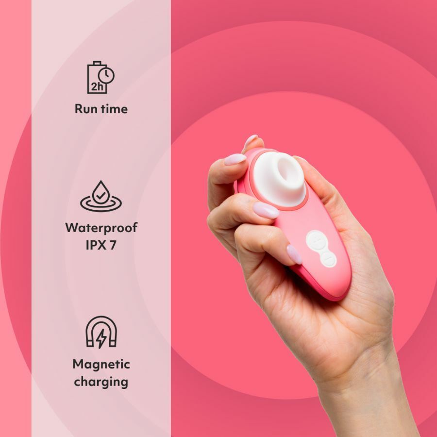 Womanizer Liberty 2 便攜陰蒂吸啜器，磁吸充電，8段震動強度，附送旅行保護盒，隨時享受奢華快感。