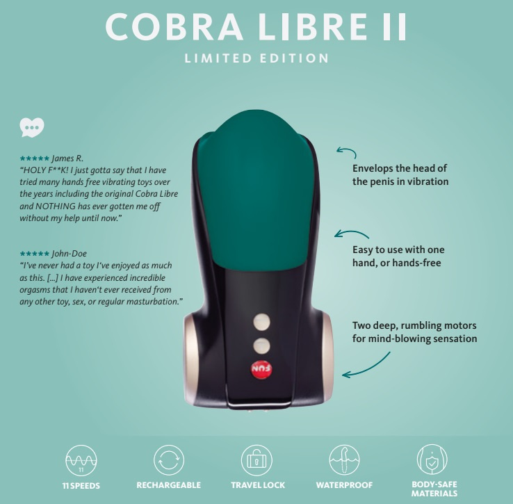 Fun Factory Cobra Libre II 男士震動自慰器-SING DR