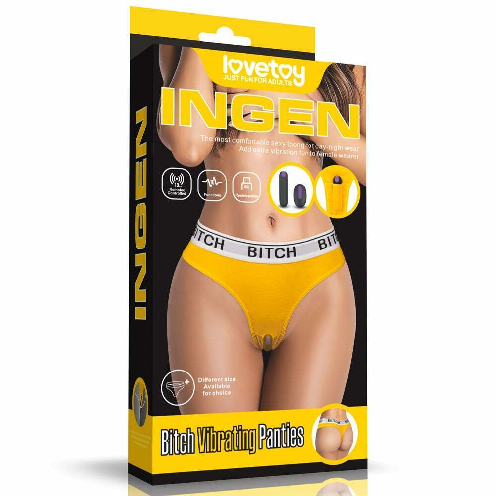 Lovetoy Bitch 內褲 連遙控震動器-SING DR