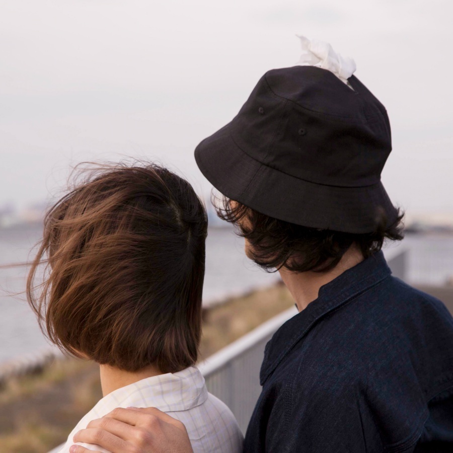 TENGA 紙巾帽 刺繡口袋漁夫帽-SING DR