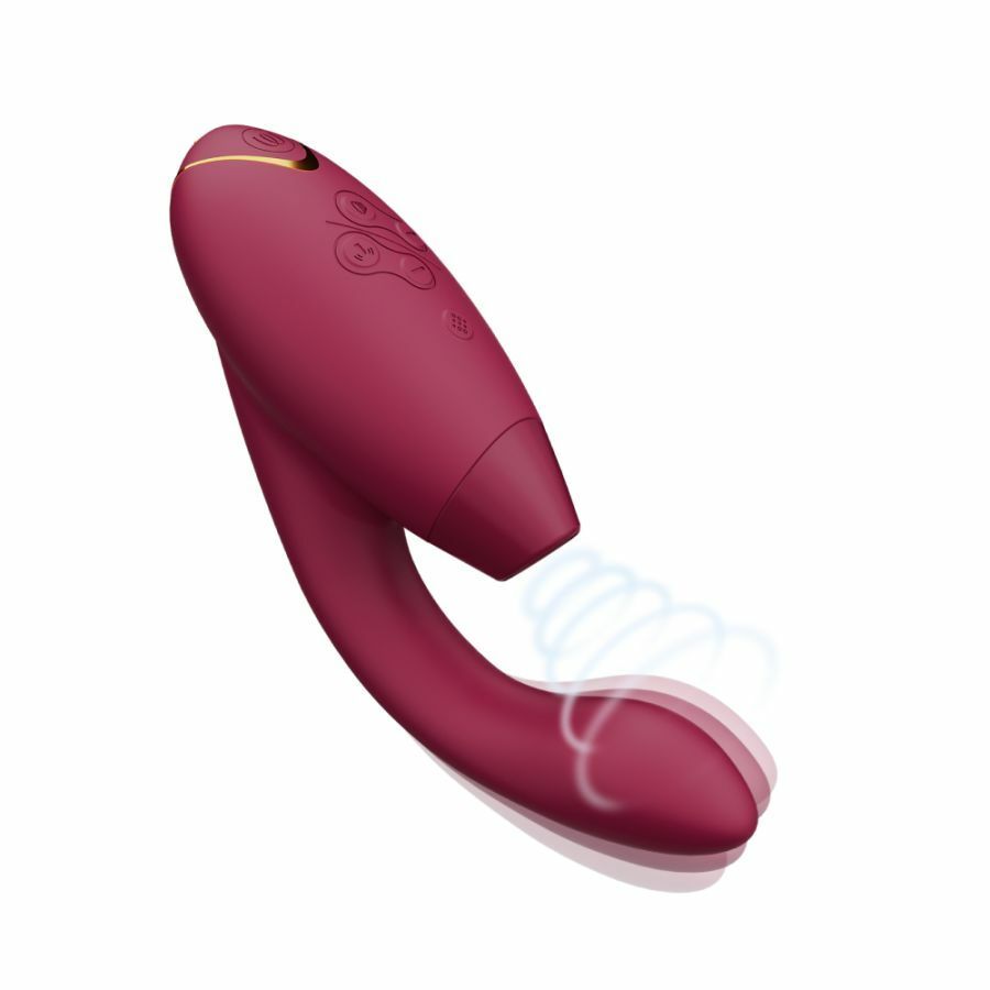 Womanizer DUO 2，結合G點與陰蒂吸啜的雙重刺激，智能靜音設計，長效使用。