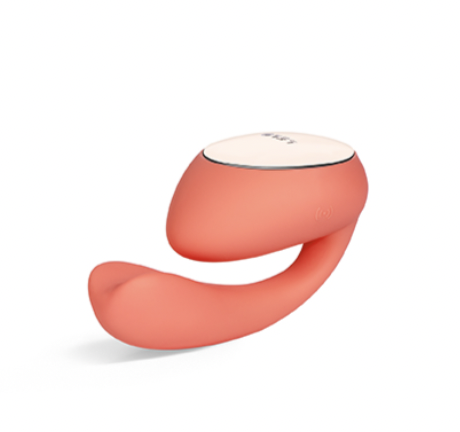 LELO IDA Wave 遙控雙頭震動器，陰蒂與 G 點同步刺激，智能 APP 操作，防水設計，輕巧便攜，98g 重量。