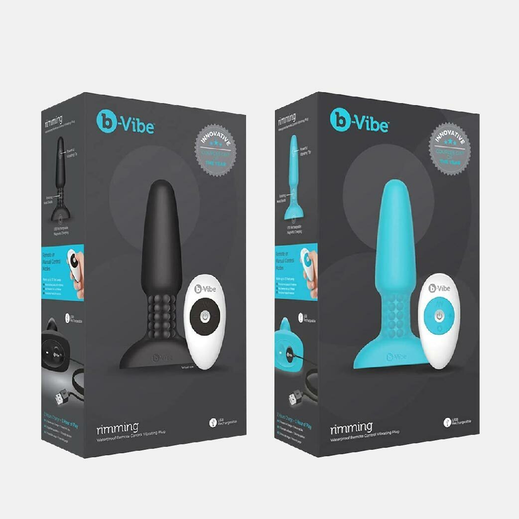 B-Vibe Rimming 無線搖控震動轉珠肛塞-SING DR