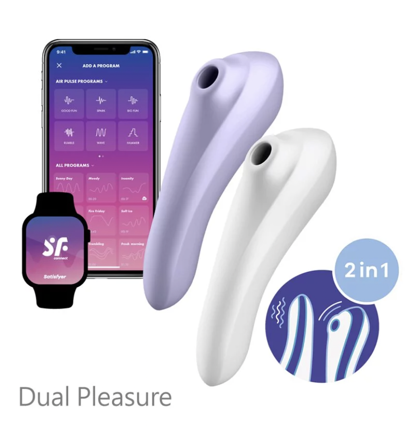 Satisfyer Dual Pleasure 智能吸啜器-SING DR