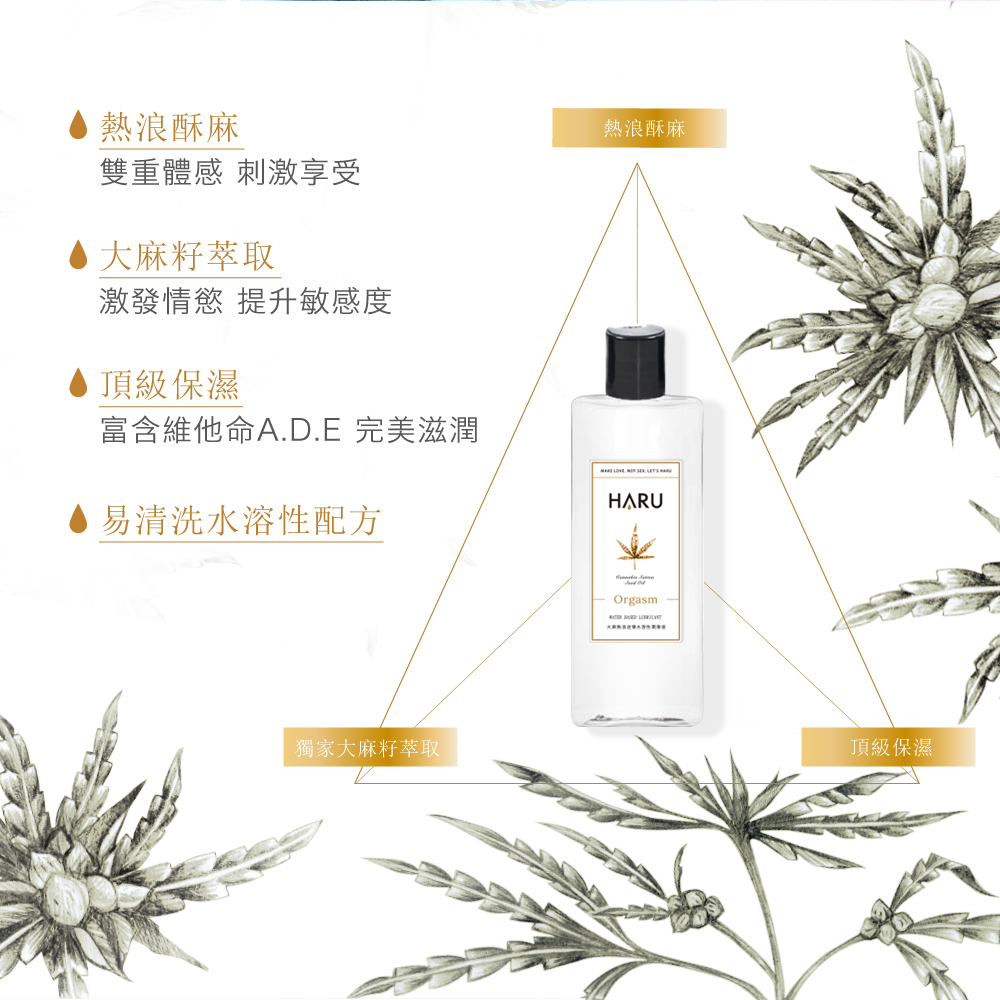 HARU: ORGASM 大麻熱浪迷情 高潮潤滑液-SING DR