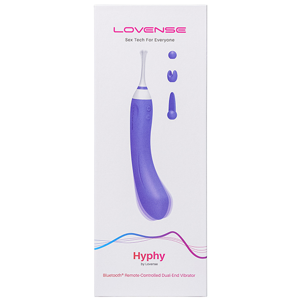 LOVENSE Hyphy 遠端智能高頻雙頭點潮筆按摩棒-SING DR