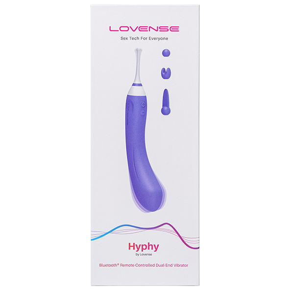 LOVENSE Hyphy 遠端智能高頻雙頭點潮筆按摩棒-SING DR
