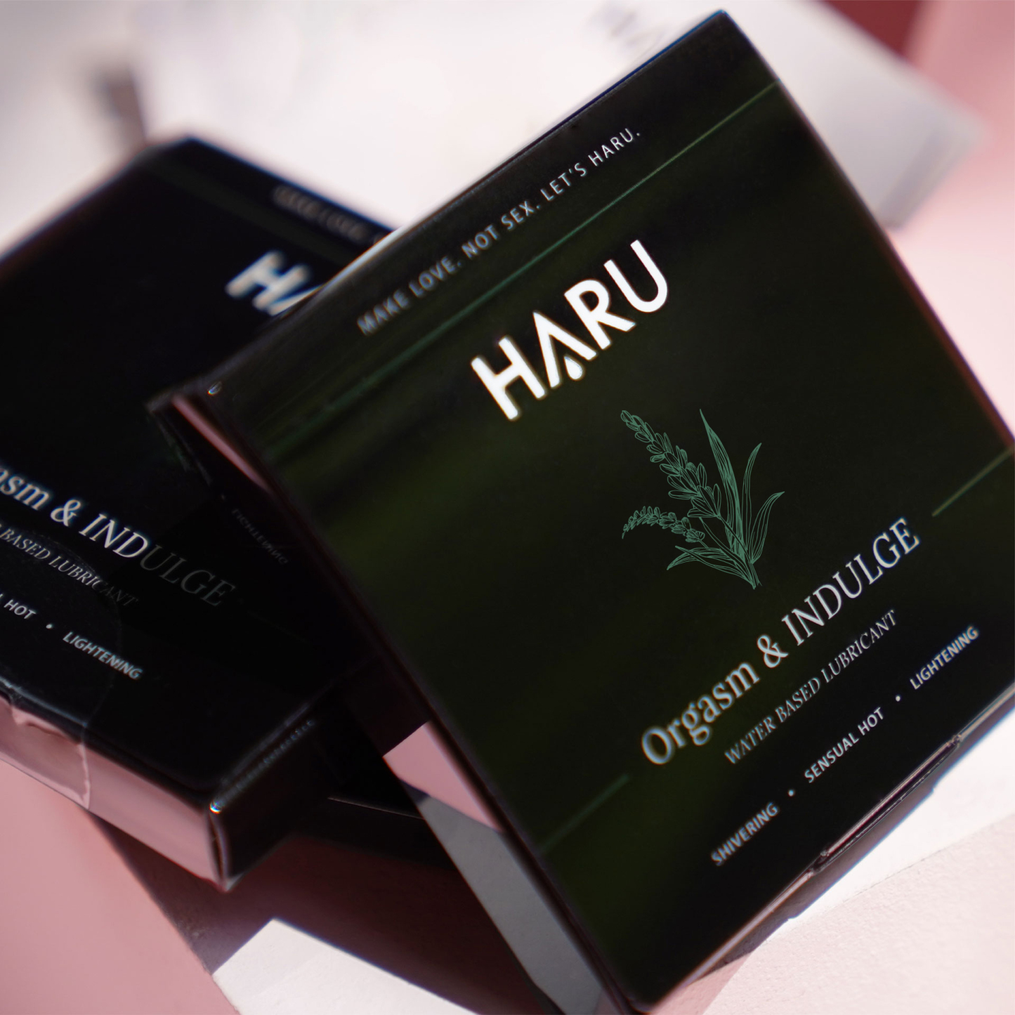 Haru Orgasm + indulge 草本隨身包潤滑液 6片裝-SING DR