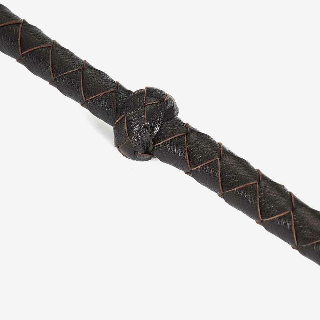 Liebe Seele Bound You II 手工製狂野紳士鞭子，深棕色真牛皮，堅固手柄與腕帶，操控簡便。
