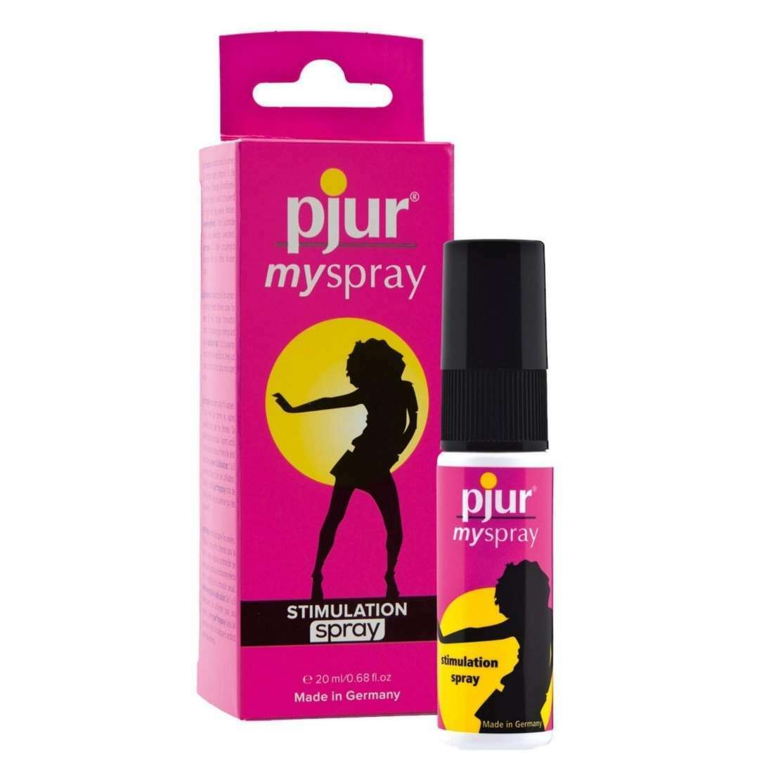 pjur myspray 女性情趣熱感噴霧 20ml，提升敏感度與愉悅感，適合親密時刻使用。