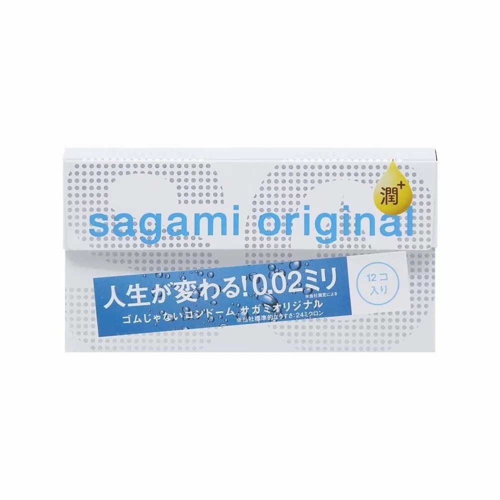 Sagami 相模原創 0.02 極潤 (第二代) 12 片裝 PU 安全套-SING DR
