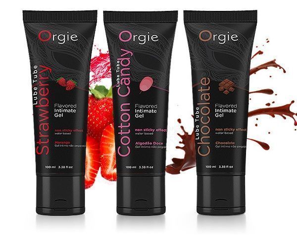 Orgie Lube Tube 水性潤滑劑 士多啤梨味 100ml-SING DR