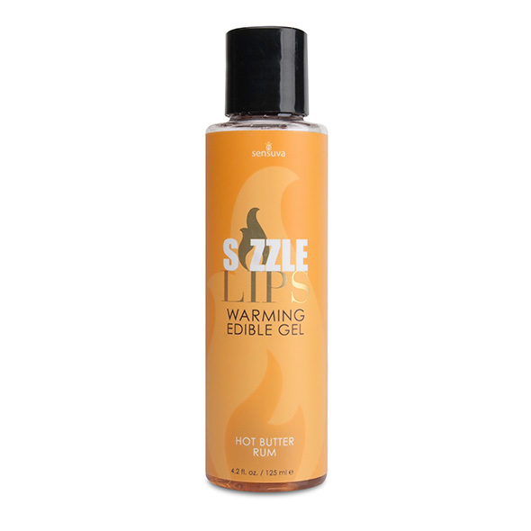 Sensuva SIZZLE LIPS 可食用熱感按摩凝露 奶油朗姆酒味 125ml