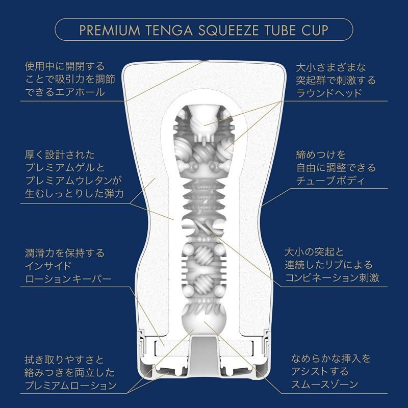 PREMIUM TENGA SQUEEZE TUBE CUP 第二代-SING DR