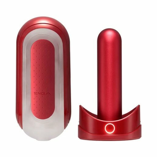 TENGA FLIP 0 (ZERO) 紅色 連加熱器套裝-SING DR