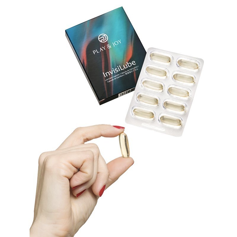 PLAY & JOY 基本型隱形膠囊矽性潤滑液 10粒裝