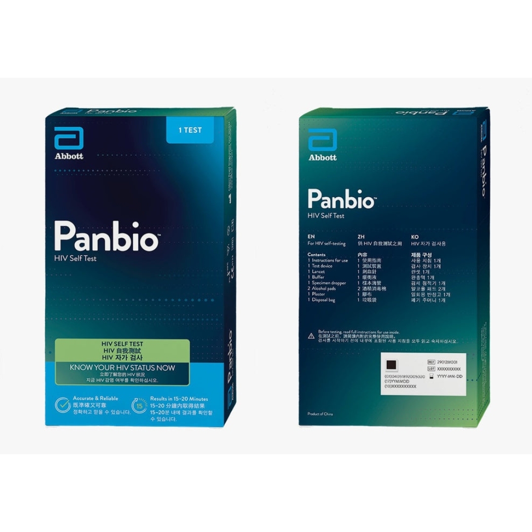 美國雅培 PANBIO HIV 自我測試劑-SING DR