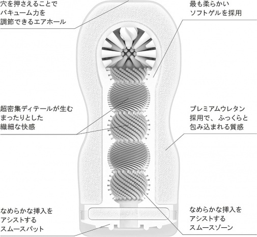 TENGA 超柔軟真空飛機杯-SING DR