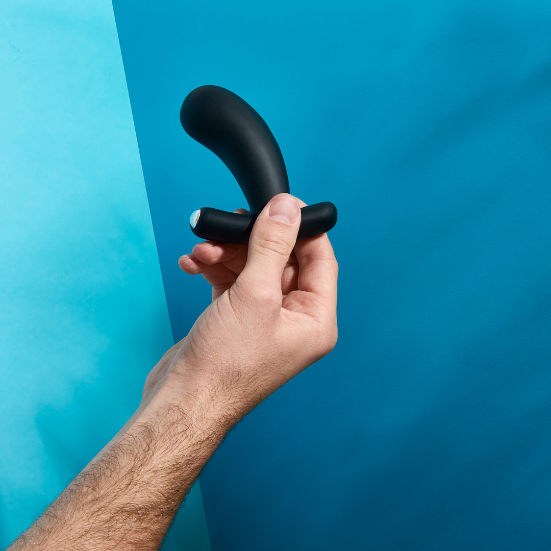 Je Joue NUO 雙馬達前列腺電動按摩器，黑色，APP遠程控制，5速7頻，USB充電防水設計