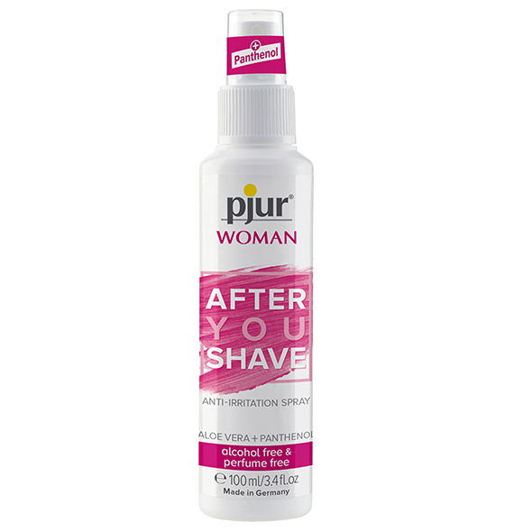 Pjur Woman After Shave 女士剃後噴霧 100ml，抗炎泛醇配方，舒緩剃後敏感肌膚。