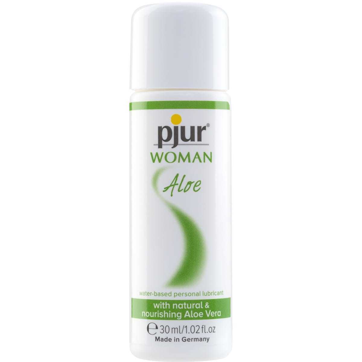 pjur Woman Aloe 蘆薈水性潤滑液 100ml，溫和配方，保濕舒適，適合女性敏感肌膚使用。